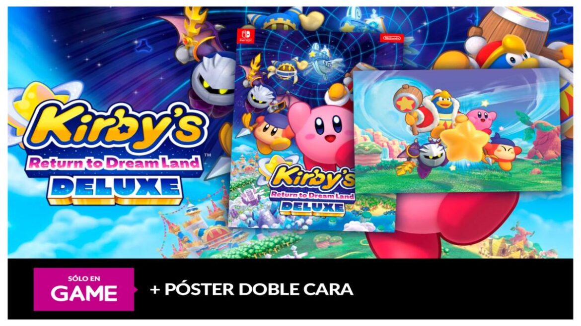 Bestel Kirby’s Return to Dream Land Deluxe nu bij GAME om een exclusieve poster cadeau te krijgen.