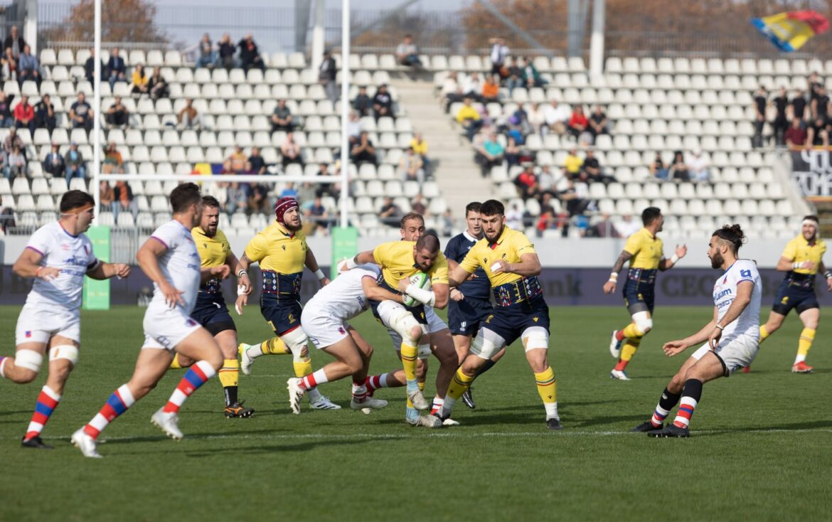 Nationaal rugbyteam, eerste wedstrijd van 2023 in het Rugby Europe Championship! De indeling van de wedstrijd is gewijzigd en de wedstrijd wordt gespeeld op de Arc de Triomphe