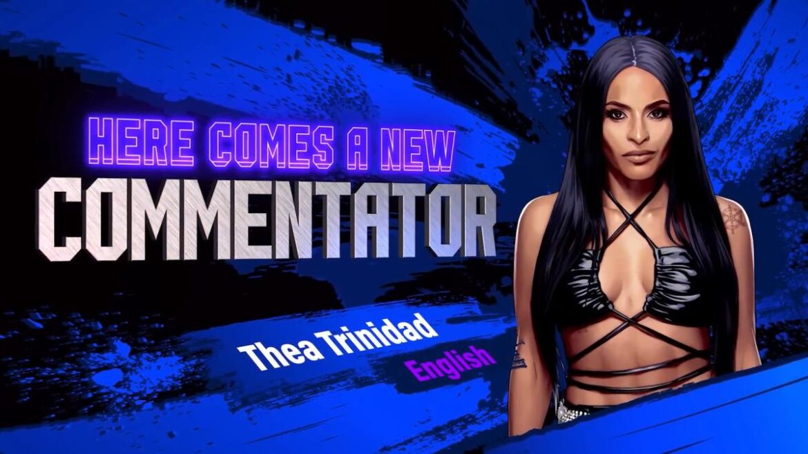 Street Fighter 6 kondigt Thea Trinidad (Zelina Vega in WWE) aan als commentator.