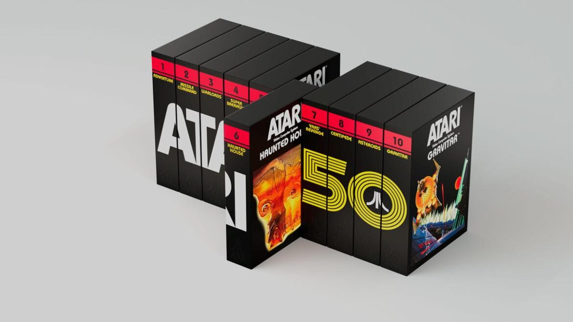 Atari opent reserveringen voor de 50e verjaardagsset, beperkt tot 100 stuks en inclusief juweeltjes als Centipede en Asteroids.