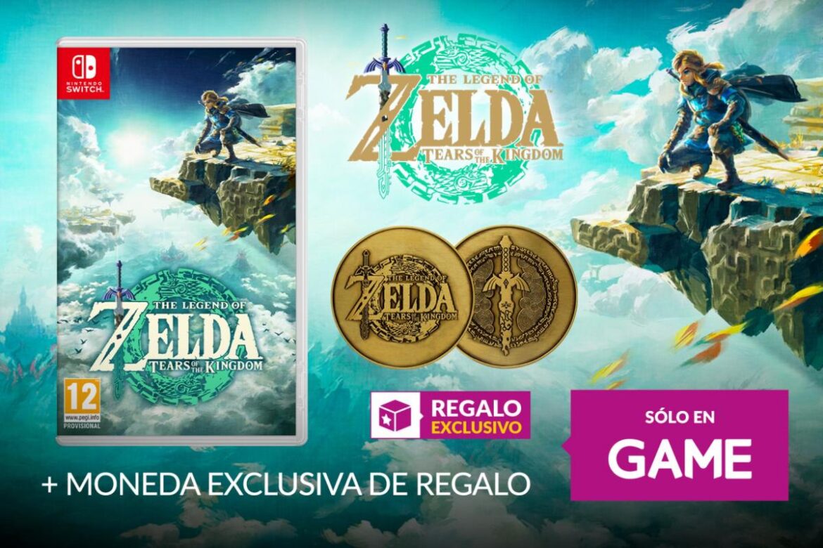 The Legend of Zelda Tears of the Kingdom is nu beschikbaar voor pre-order bij GAME en komt met een exclusieve gratis munt