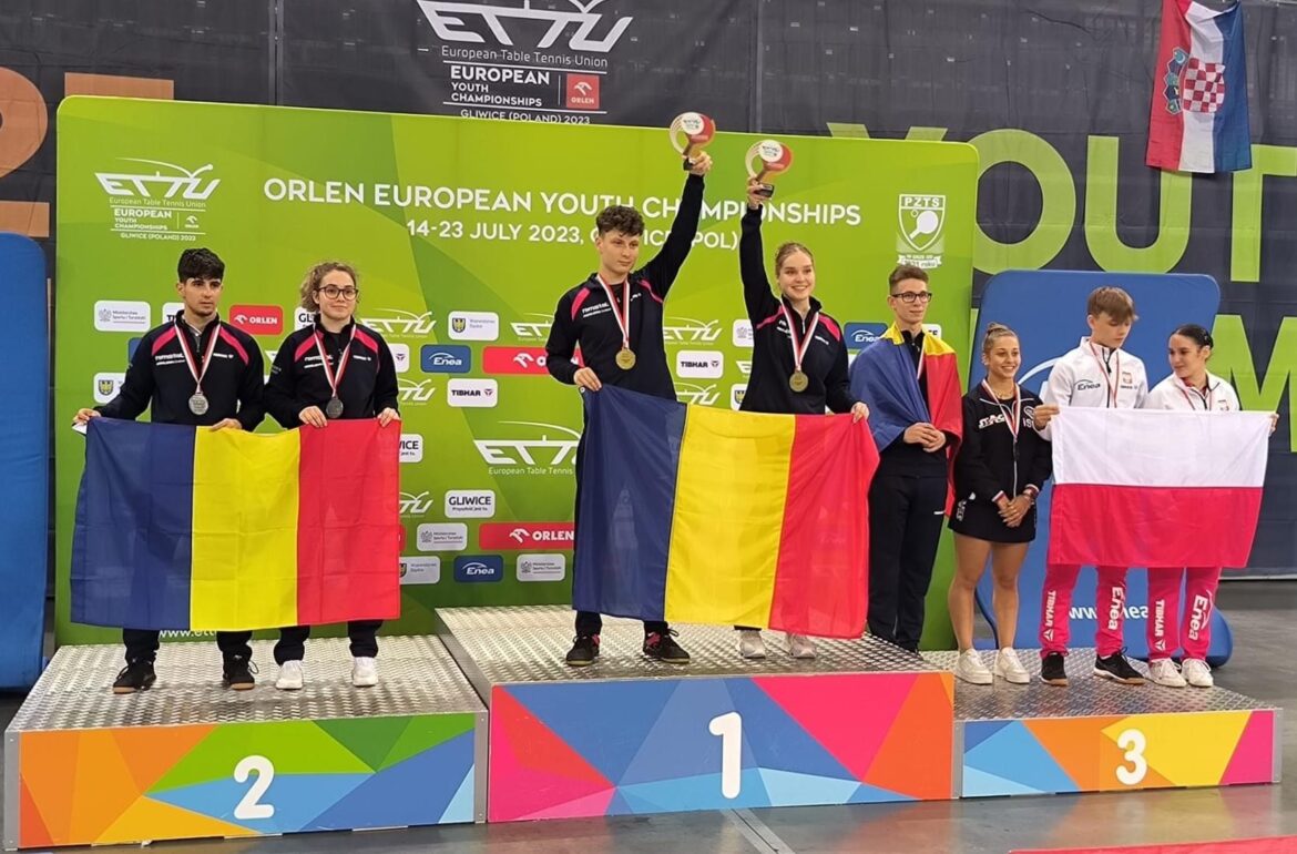 Vier in één klap! Goud, zilver en brons voor de driekleur op de EUROPESE Jeugdkampioenschappen Tafeltennis