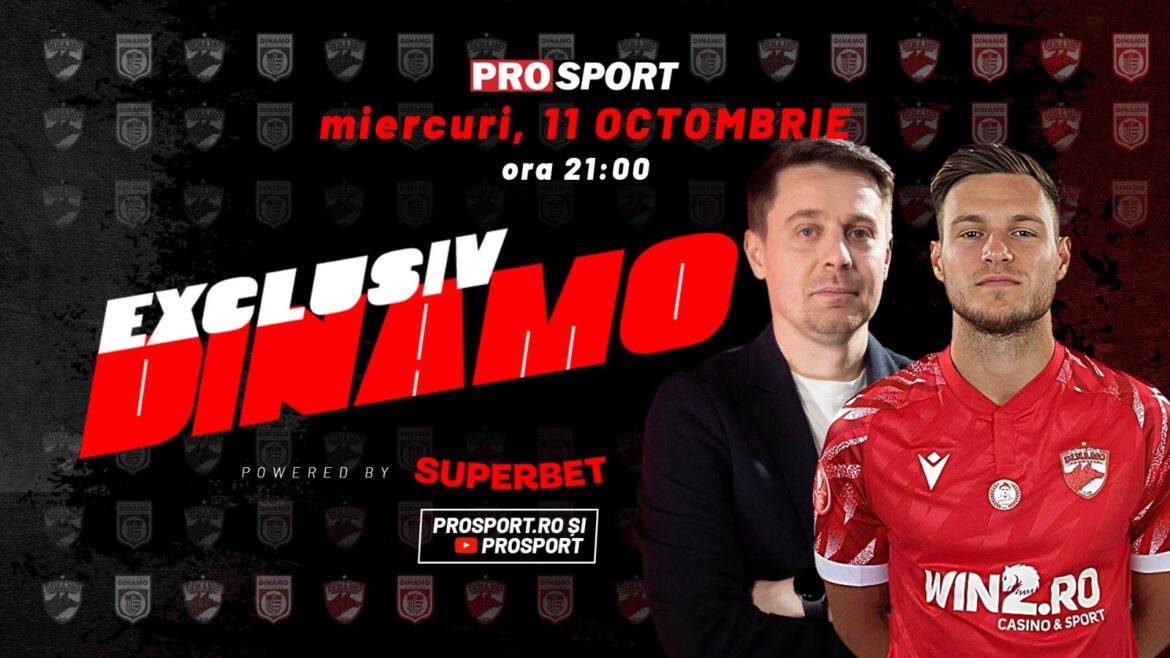 EXCLUSIEVE DINAMO Gala-editie. Dennis Politic komt in de show gemodereerd door journalist Cătălin Mureșanu