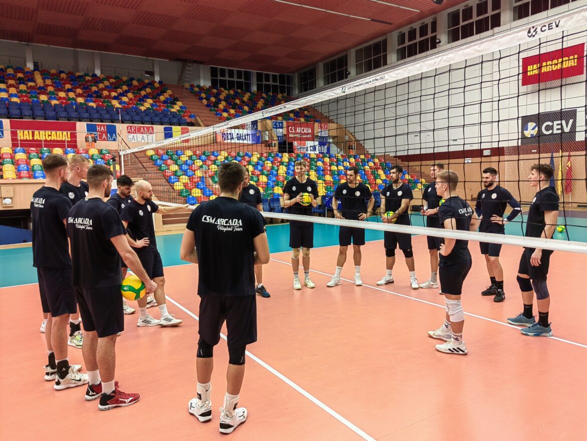 Arcada speelt drie dagen in Galati voor kwalificatie voor de Champions League in volleybal voor mannen!