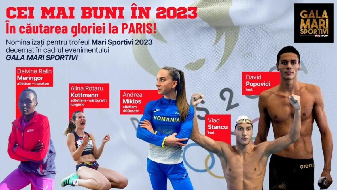 ProSport 2023 Groot Sportgala. Wie zijn de eerste Roemeense atleten die gekwalificeerd zijn voor de Olympische Spelen in Parijs?