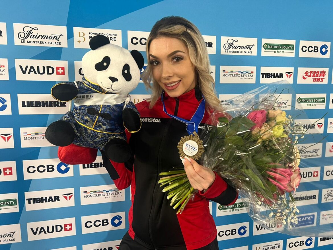 Bernadette Szocs won brons bij de TOP 16 en heeft nu een ander plan: “Bij de wereldkampioenschappen wil ik een medaille!”.