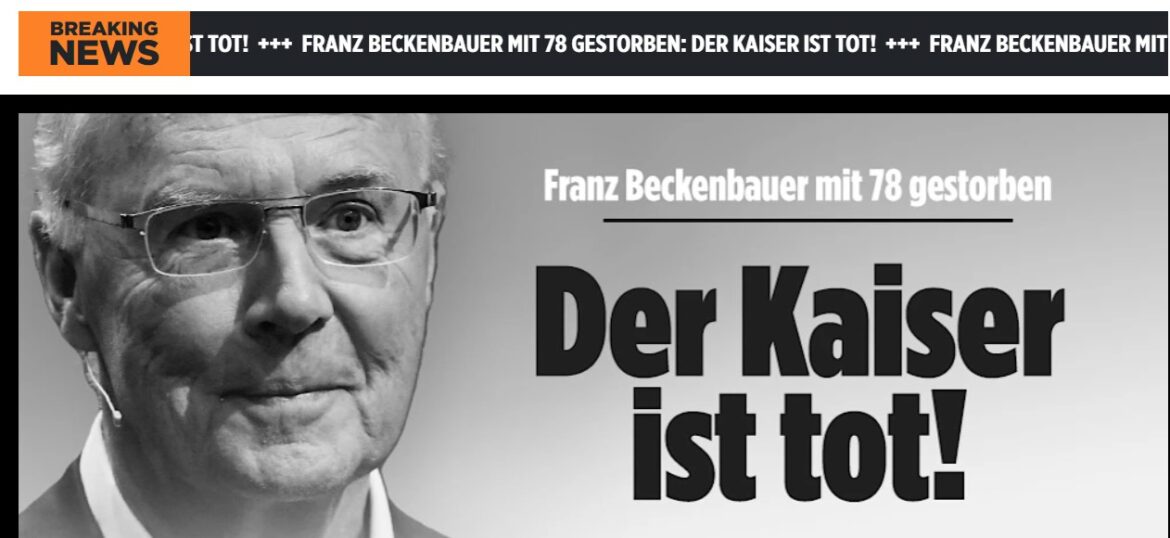 Voormalig Duits voetbalgrootheid Franz Beckenbauer is overleden! Hij heeft een record dat moeilijk te evenaren is: wereldkampioen als speler en coach