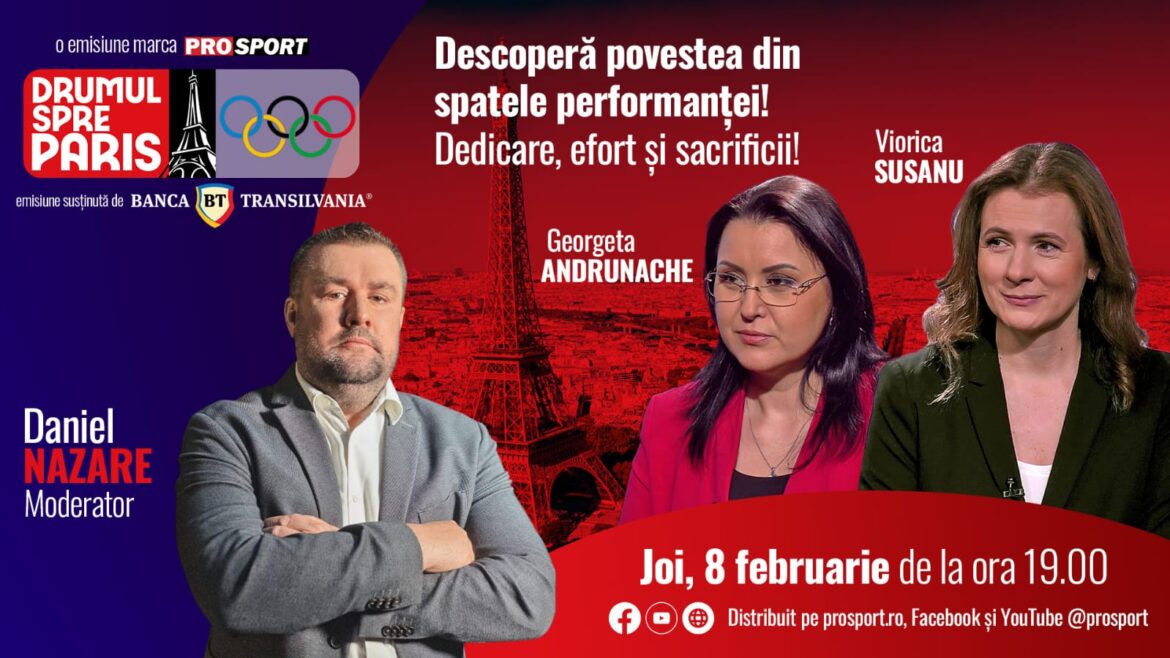 Voormalige grote roeisters Georgeta Andrunache en Viorica Susanu zijn te gast in het programma ,,Road to Paris” op donderdag 8 februari om 19:00 uur.