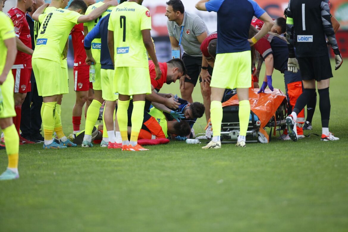 Moorddadige aanval in de wedstrijd Dinamo – Poli Iasi, 1-0. Josue Homawoo stuurde Luca Mihai naar het ziekenhuis. De politie werd ingelicht